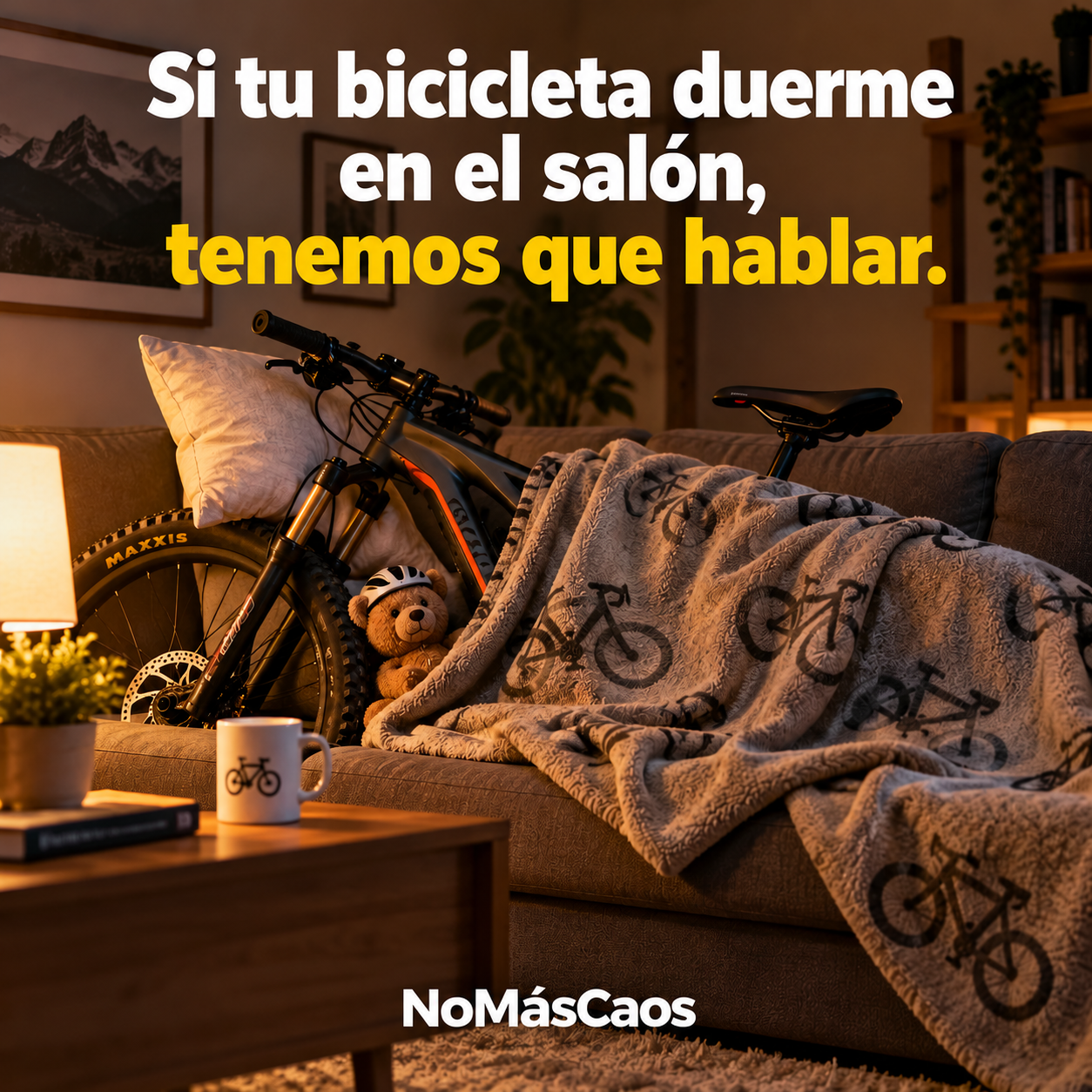 Si tu bicicleta duerme en el salón, tenemos que hablar.