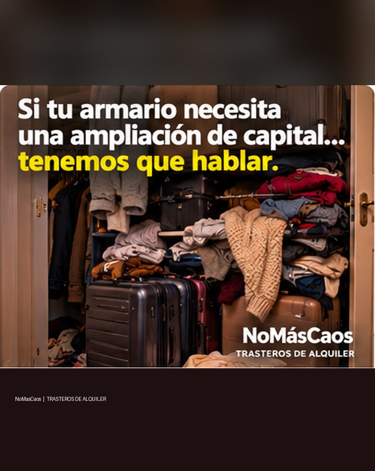 Si tu armario necesita una ampliación de capital… tenemos que hablar.
