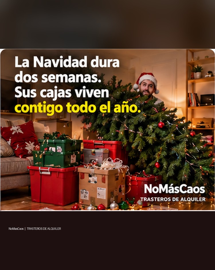 La Navidad dura dos semanas. Sus cajas viven contigo todo el año.